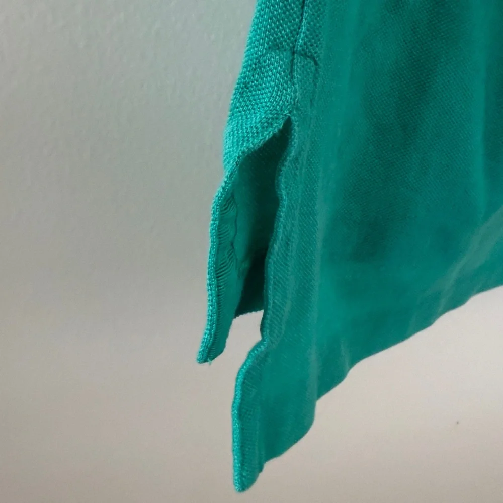 Polo Ralph Lauren Pique Polo Sunset Green Turquoise‎ Size XL